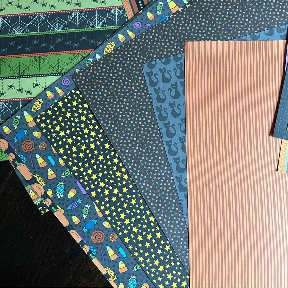 Halloween Loose Scrapbook Pages